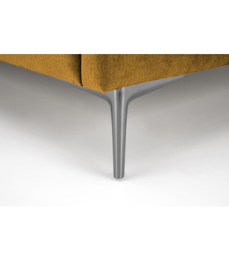 MODULO W5 łóżko 160 - wezgłowie musztardowy tap. Monolith 48 (1p1szt)