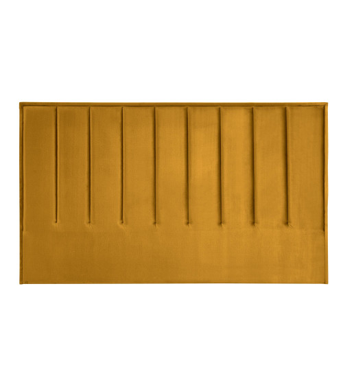 MODULO W6 łóżko 160 - wezgłowie musztardowy tap. Monolith 48 (1p1szt)