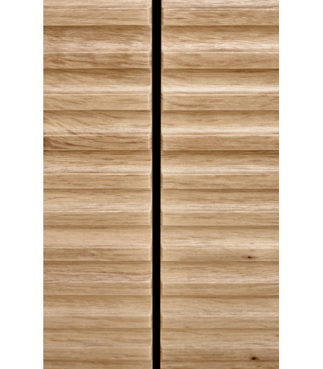 MURANO KM-1 komoda dąb artisan/czarny (2p1szt)