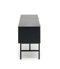 MURANO RTV-1 stolik RTV dąb artisan/czarny (1p1szt)