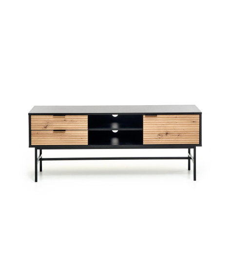 MURANO RTV-1 stolik RTV dąb artisan/czarny (1p1szt)
