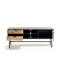 MURANO RTV-1 stolik RTV dąb artisan/czarny (1p1szt)