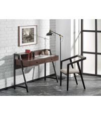 AZUL krzesło czarny / tap. popiel (1p2szt)