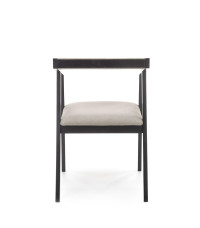 AZUL krzesło czarny / tap. popiel (1p2szt)