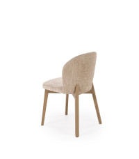 BASSO krzesło jasny orzech / tap: CREMONA 14 (beżowy)