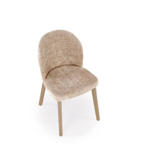 BASSO krzesło jasny orzech / tap: CREMONA 14 (beżowy)