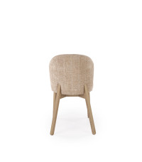 BASSO krzesło jasny orzech / tap: CREMONA 14 (beżowy)