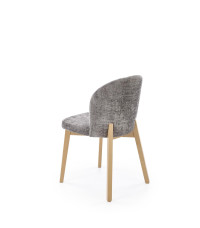 BASSO krzesło dąb naturalny / tap: CREMONA 96 (popiel)