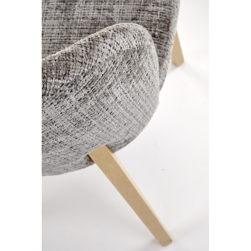 BASSO krzesło dąb naturalny / tap: CREMONA 96 (popiel)