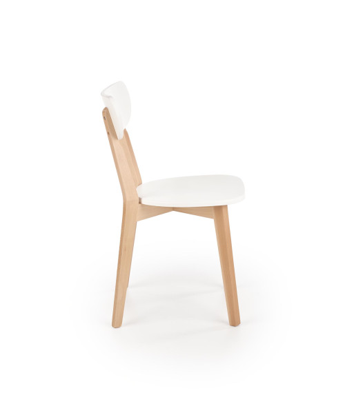 BUGGI krzesło naturalny / biały (1p2szt)