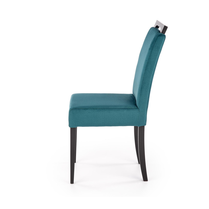 CLARION 2 krzesło czarny / tap: MONOLITH 37 (c. zielony) (1p2szt)