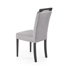 CLARION 2 krzesło czarny / tap: MONOLITH 85 (popiel) (1p2szt)