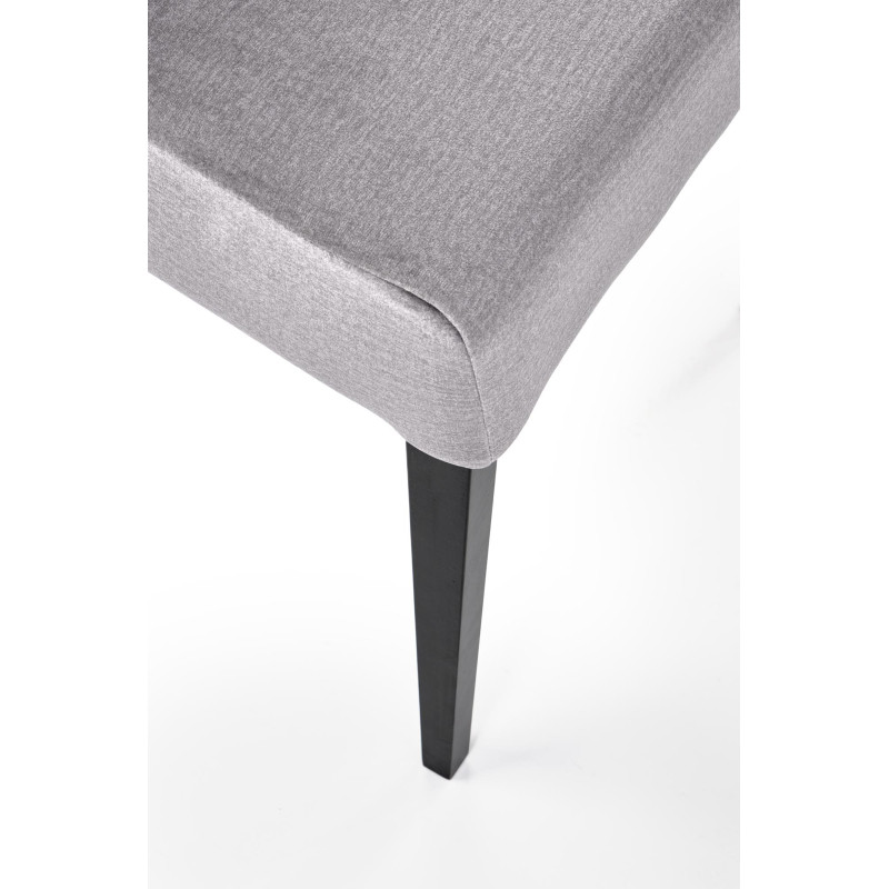 CLARION 2 krzesło czarny / tap: MONOLITH 85 (popiel) (1p2szt)