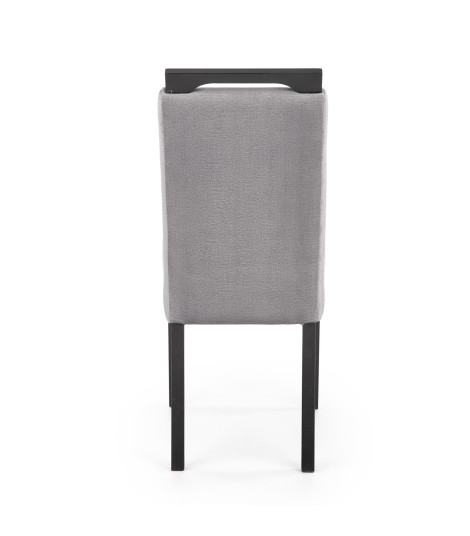 CLARION 2 krzesło czarny / tap: MONOLITH 85 (popiel) (1p2szt)