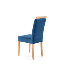 CLARION krzesło dąb miodowy / tap: MONOLITH 77 (granatowy) (1p2szt)