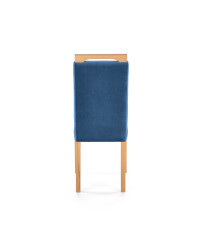 CLARION krzesło dąb miodowy / tap: MONOLITH 77 (granatowy) (1p2szt)