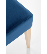 CLARION krzesło dąb miodowy / tap: MONOLITH 77 (granatowy) (1p2szt)