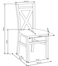 DARIUSZ 2 krzesło biały (1p2szt)