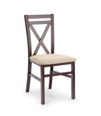 DARIUSZ krzesło ciemny orzech / tap: Lars 07 (1p2szt)