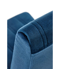 DIEGO 3 krzesło dąb miodowy / tap. velvet pikowany Pasy - MONOLITH 77 (granatowy) (1p2szt)