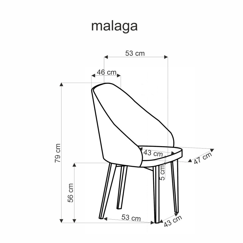 MALAGA krzesło popiel / tap: MAVEL 14 / STELAR 92 (1p1szt) MALAGA krzesło popiel / tap: MAVEL 14 / STELAR 92 (1p1szt)