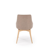 MALAGA krzesło beżowy / tap: MAVEL 38 / STELAR 16 (1p1szt)