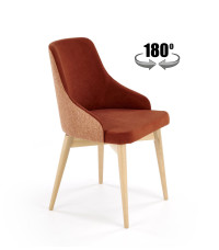 MALAGA krzesło cynamonowy / tap: MAVEL 44 / STELAR 54 (1p1szt)