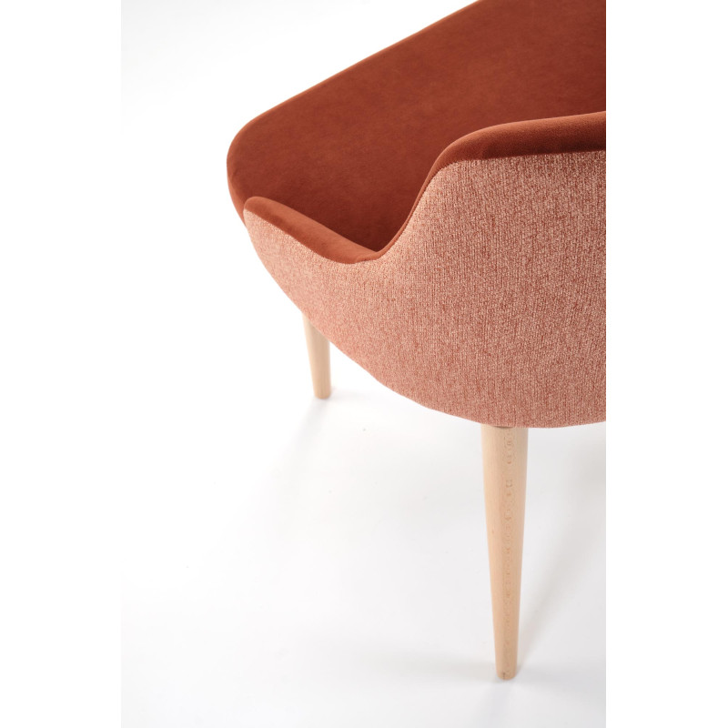 MALAGA krzesło cynamonowy / tap: MAVEL 44 / STELAR 54 (1p1szt)