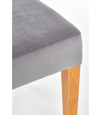 ROIS krzesło dąb miodowy / popielaty (1p2szt)