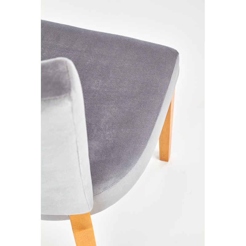 ROIS krzesło dąb miodowy / popielaty (1p2szt)