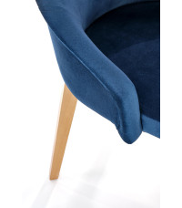 TOLEDO 2 krzesło dąb miodowy / tap. MONOLITH 77 (granatowy) (1p1szt)