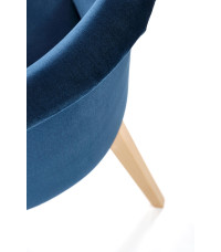 TOLEDO 2 krzesło dąb miodowy / tap. MONOLITH 77 (granatowy) (1p1szt)