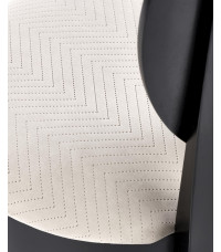 VELO krzesło kolor czarny/beżowy (1p2szt)