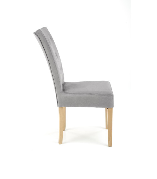 VERMONT krzesło dąb miodowy / tap: MONOLITH 85 (popiel)