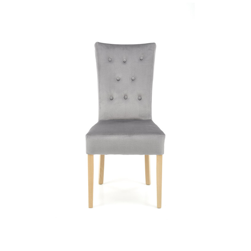 VERMONT krzesło dąb miodowy / tap: MONOLITH 85 (popiel)