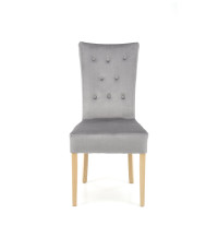 VERMONT krzesło dąb miodowy / tap: MONOLITH 85 (popiel)