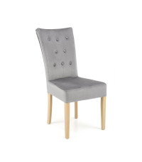 VERMONT krzesło dąb miodowy / tap: MONOLITH 85 (popiel)