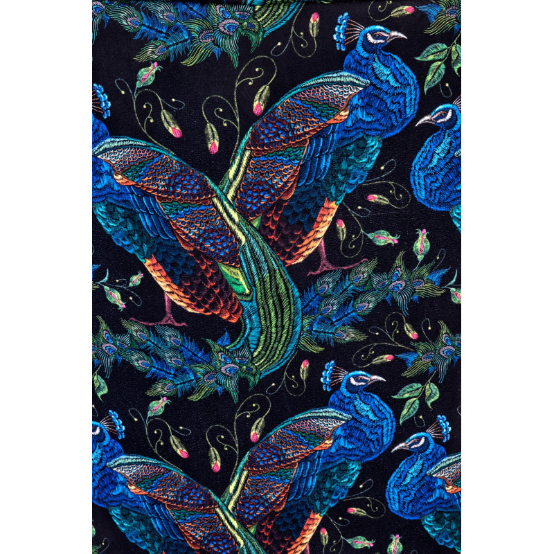 PAGONI fotel wypoczynkowy czarny (tkanina Bluvel 19) (1p1szt)