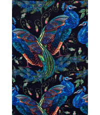 PAGONI fotel wypoczynkowy czarny (tkanina Bluvel 19) (1p1szt)