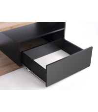 PANTERA ława kolor dąb wotan/czarny (1p1szt)