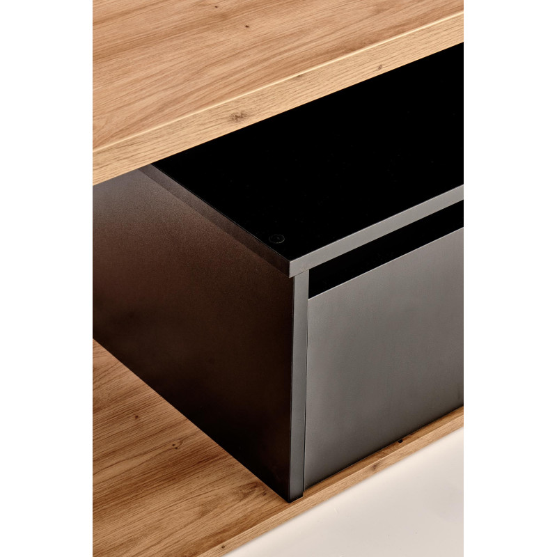 PANTERA ława kolor dąb wotan/czarny (1p1szt)