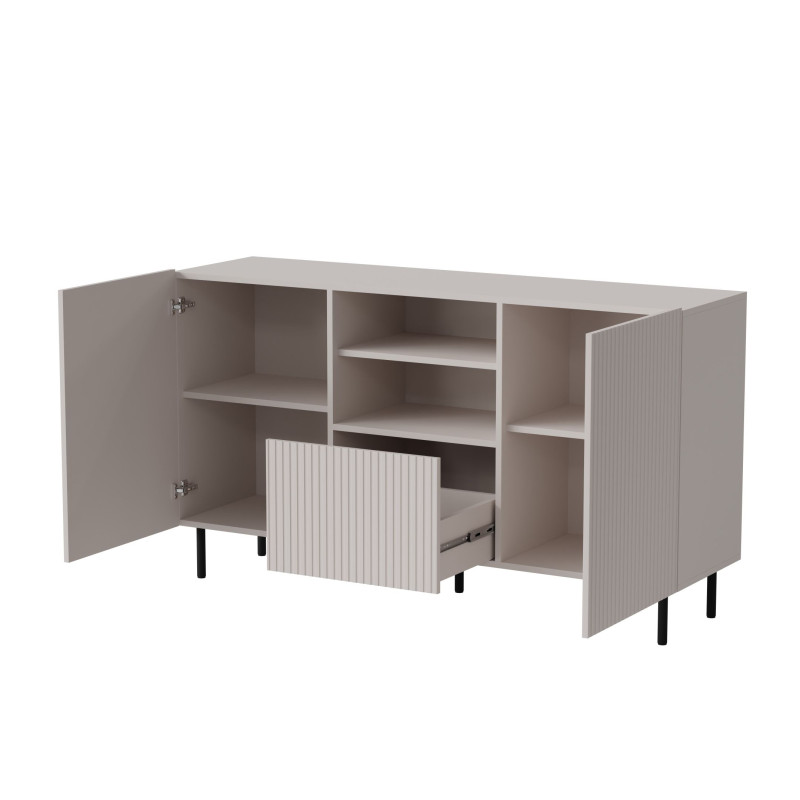 PAXOS KM-1 komoda, kolor: kaszmir - czarny (2p1szt)