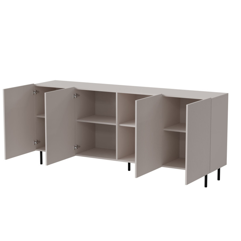 PAXOS KM-2 komoda, kolor: kaszmir - czarny (2p1szt)