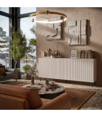 PAXOS KM-2 komoda, kolor: kaszmir - czarny (2p1szt)