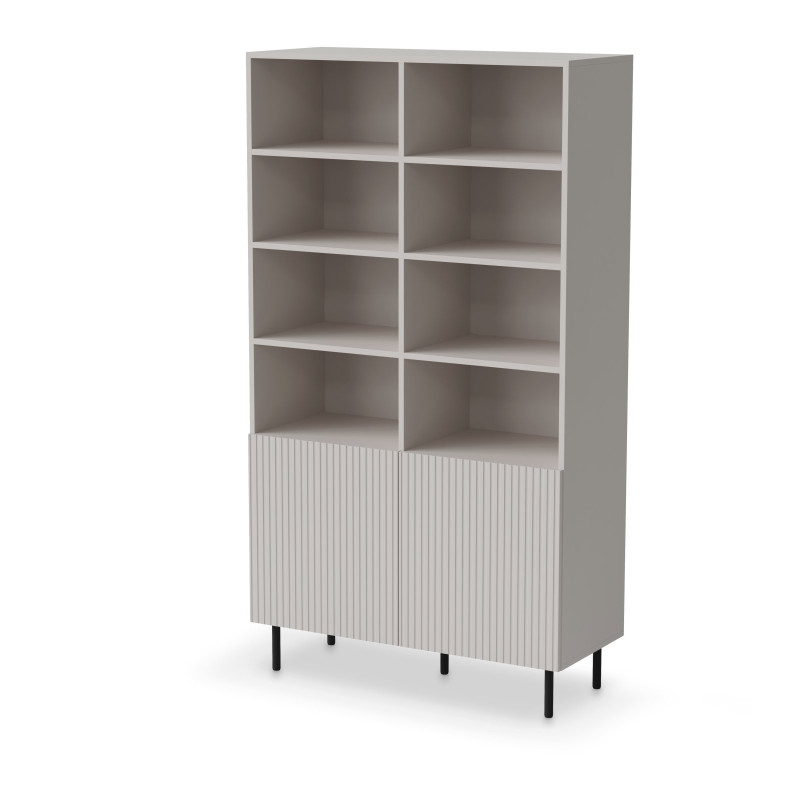 PAXOS REG-1 regał, kolor: kaszmir - czarny (2p1szt)