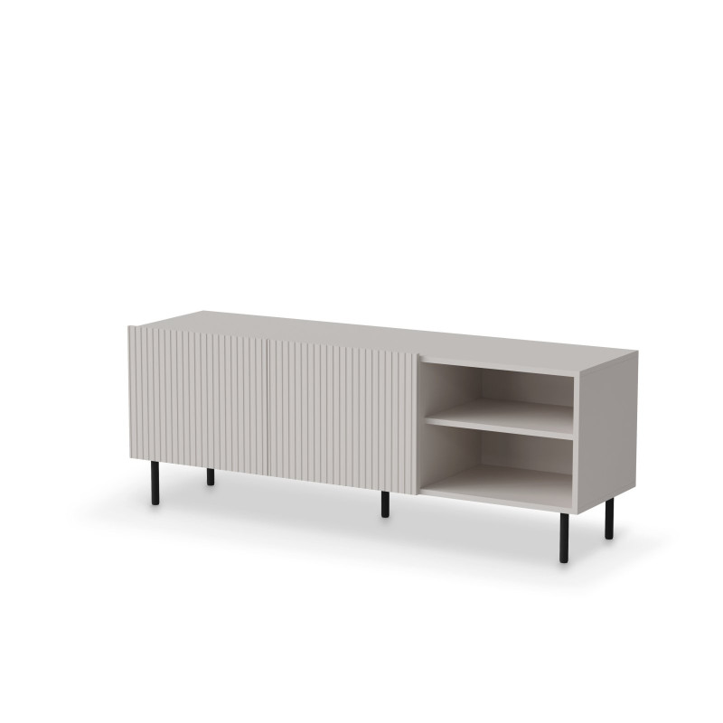 PAXOS RTV-1 TV stolik RTV 150 cm, kolor: kaszmir - czarny (2p1szt)