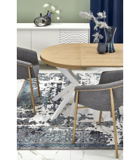 PERONI stół rozkładany dąb złoty - biały (2p1szt)