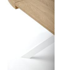 PERONI stół rozkładany dąb złoty - biały (2p1szt)