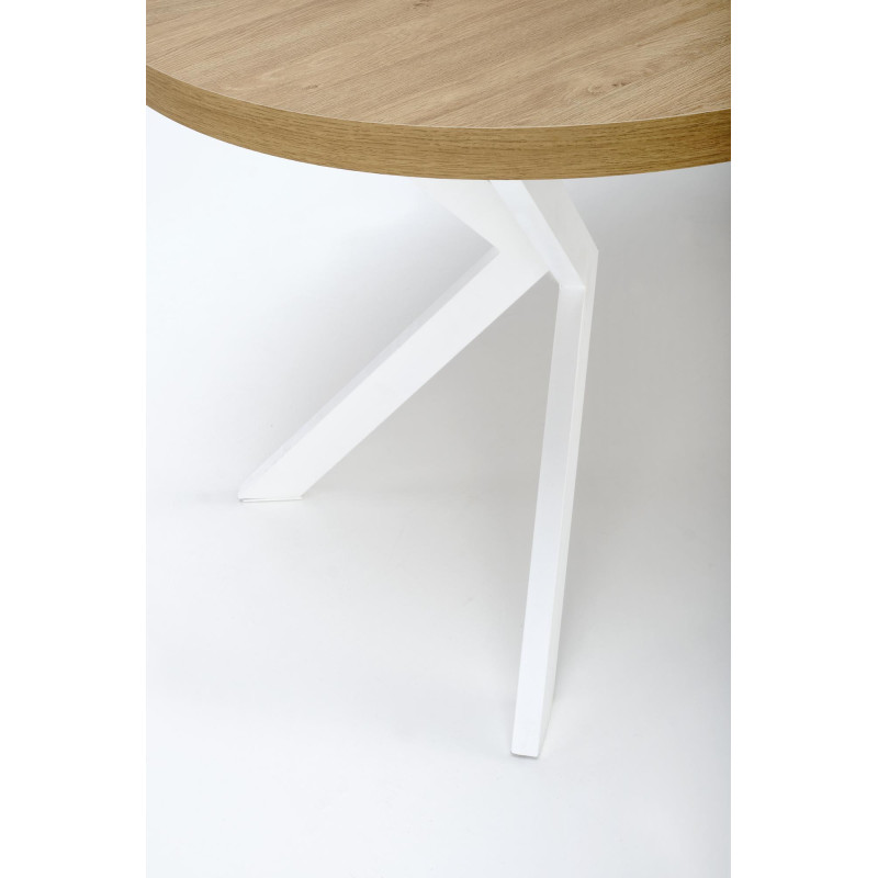 PERONI stół rozkładany dąb złoty - biały (2p1szt)