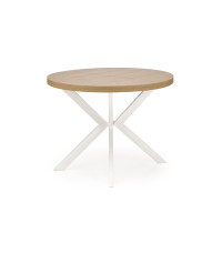 PERONI stół rozkładany dąb złoty - biały (2p1szt)